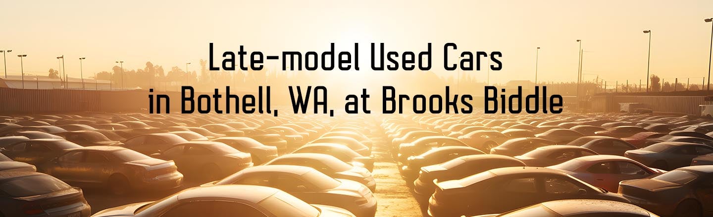Late-model Used Cars in Bothell WA